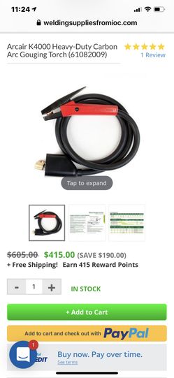 Gouger brand new Arcair brand