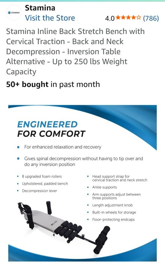 Back Pain? Inline Cervical Traction Machine