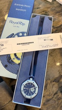 AP x Swatch  Royal Pop watch collab