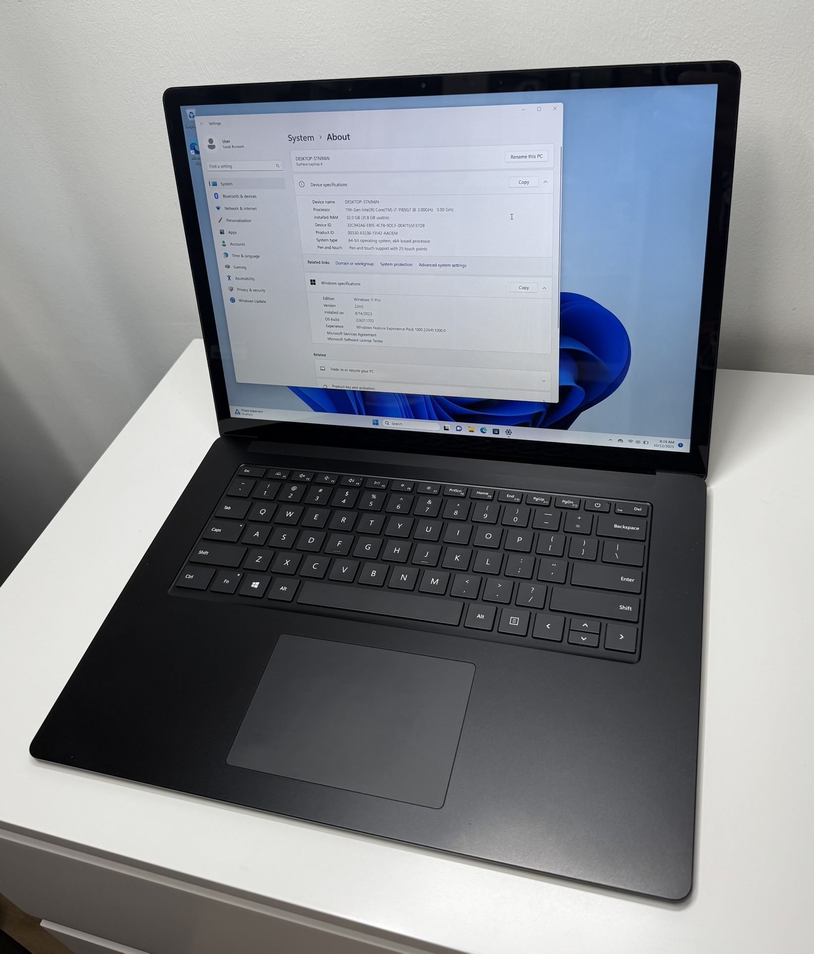 Microsoft Surface Laptop 4 i7 32Gb 1Tb 15” Touch