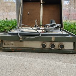 Vintage 1960's Penncrest Portable Record Player w/ Speakers - Pickup in 91706