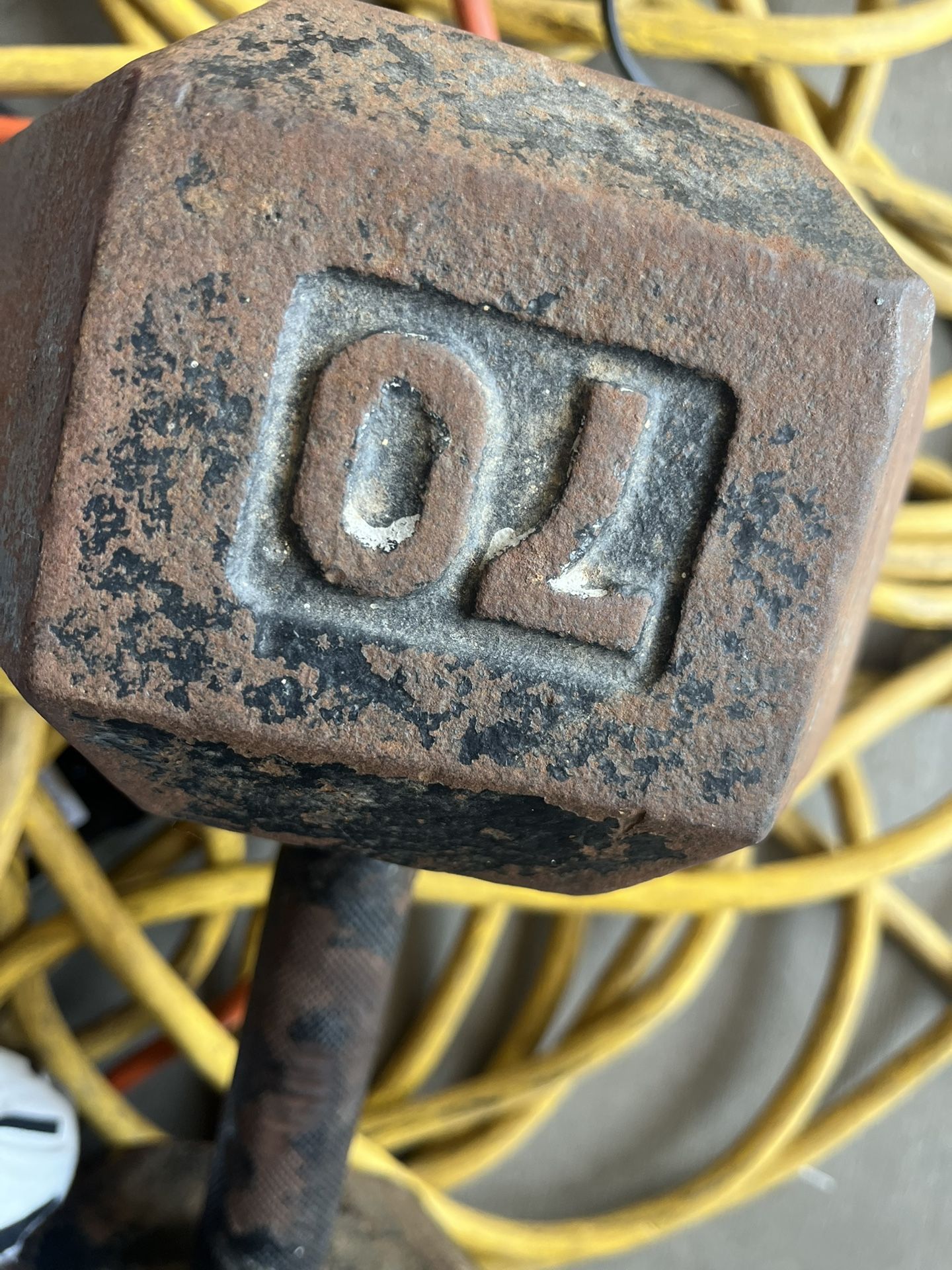 70 pound dumbbell