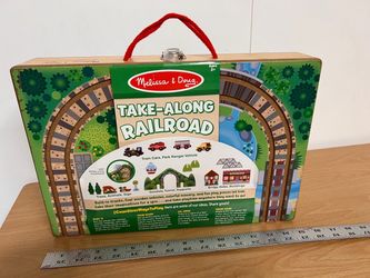Melissa & Doug Take-Along RailRoad Toy