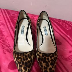 “Prada” kitten Leopard Heels 
