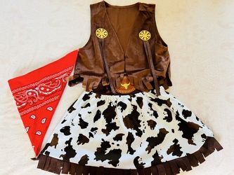 Toddler Cowgirl Costume – Ages 4-5 – $10