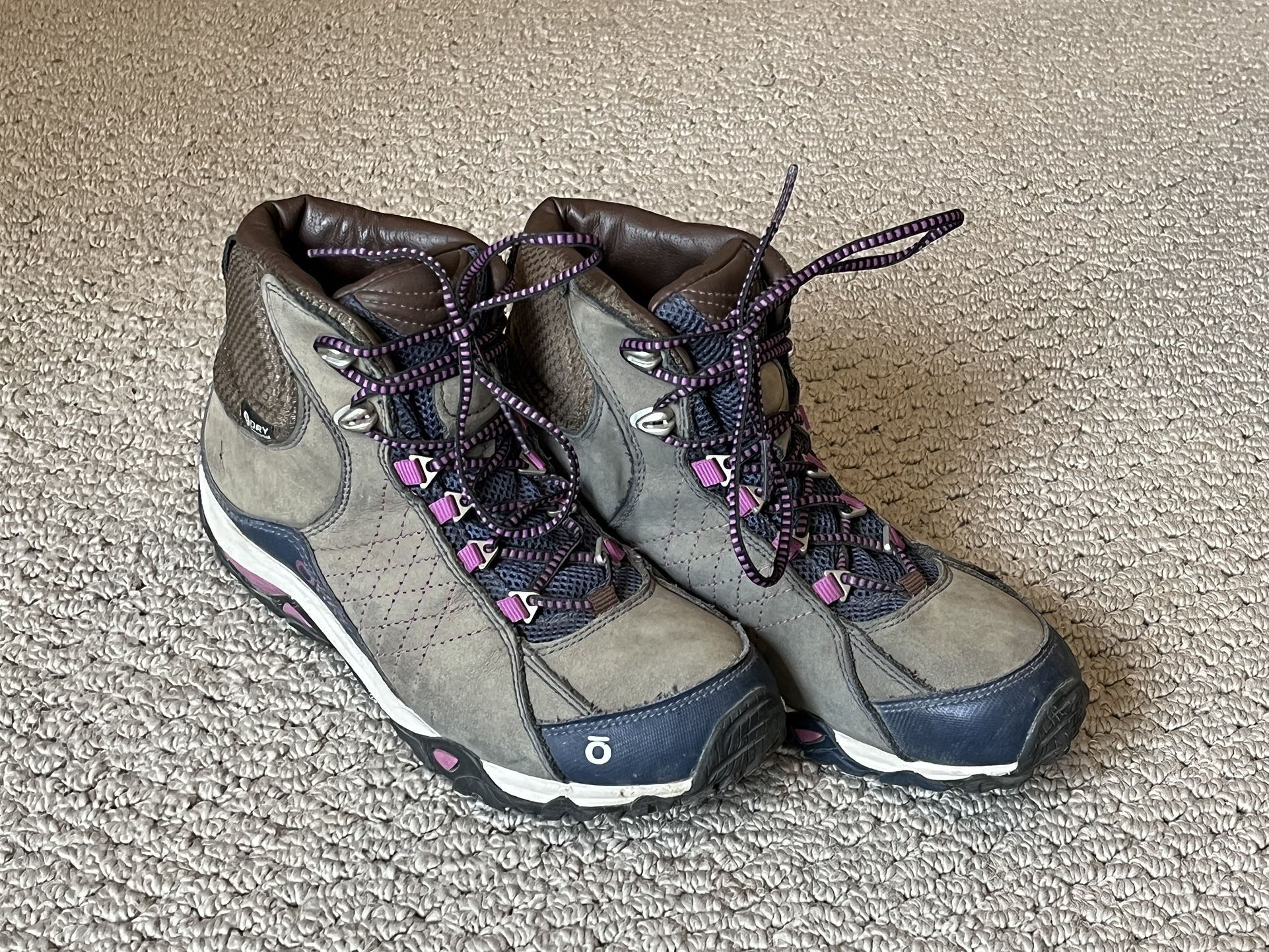 Oboz Girls Hiking Boots Size 7 Narrow 