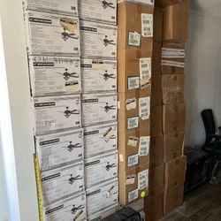 Ceiling Fans, Kitchen Faucets, Light Fixtures, Cabinets 