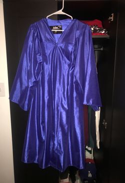 Cap and gown blue