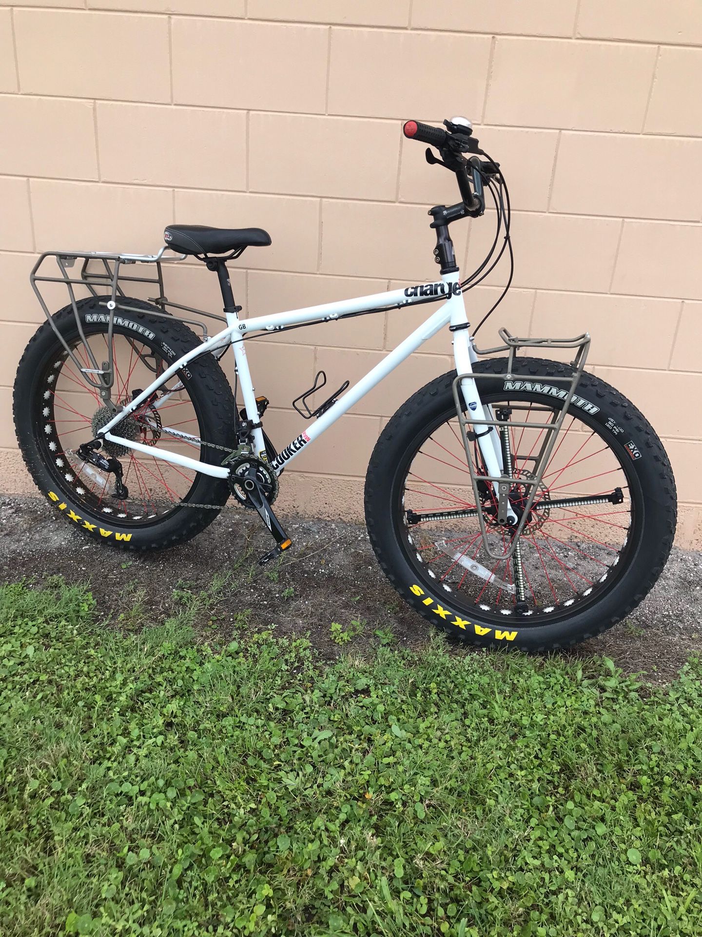 Charge maxi 2 fat tire bike. (Subsidiary of cannondale bikes) great condition. Many extras.
