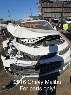 2016 Chevy Malibu for parts only!
