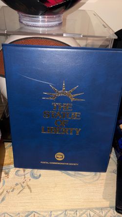 Vintage collection of Postal Commemorative Society Statue of Liberty Binder