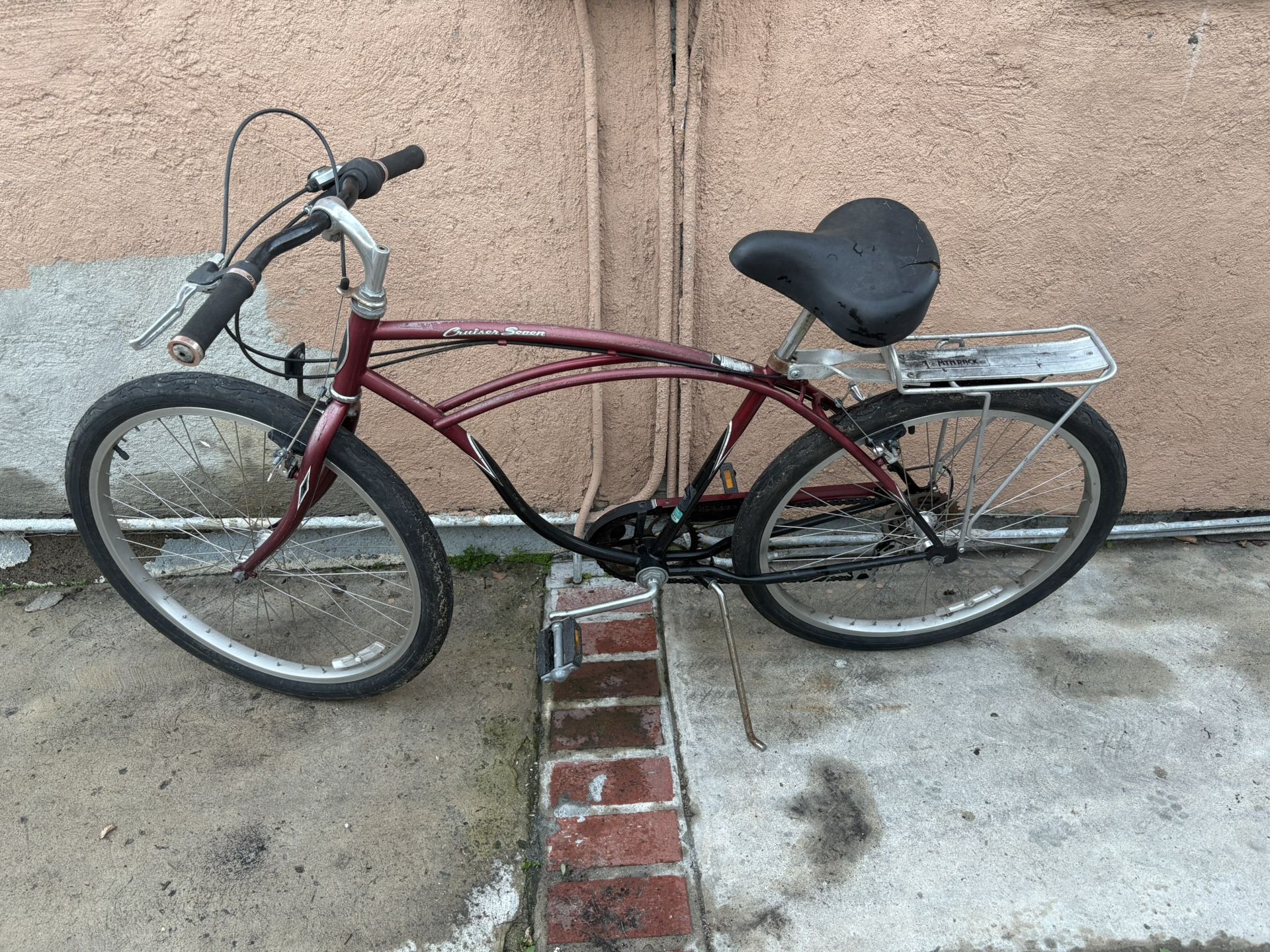 schwinn cruiser 7 beach cruiser Red