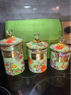 MCKENZIE CHILDS CANISTERS