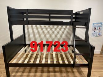 Twin/full $350 for bunk bed only. $550 with mattresses. Available in espresso and white  Assembly required. Assembly not included. Cash upon delivery 