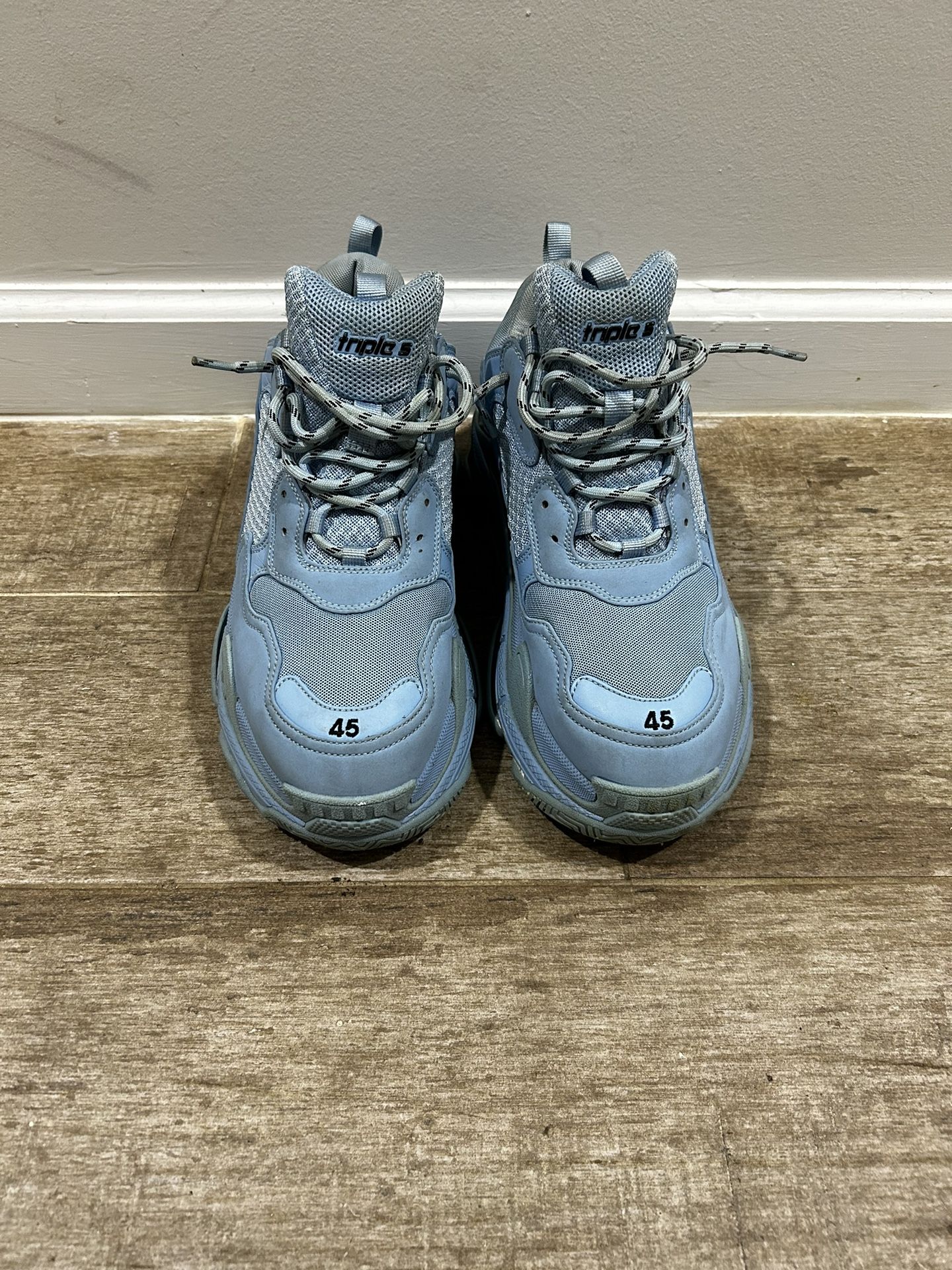 Blue Balenciaga Triple S