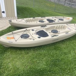 2 Lifetime Kayaks