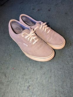 Vans Authentic Low Pro Gray Canvas Men’s 8.5 – Clean barely used