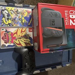 Nintendo Switch 2 Brand New never opened with games 480