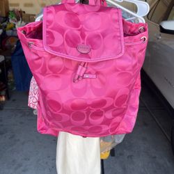 Signature COACH backpack (folding) 