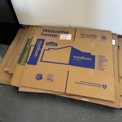 Assortment Of Moving Boxes