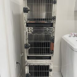 Stainless Dog Kennel Crate Cage Small Size