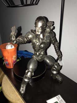 Rare iron man made art from scrap metals collectors item