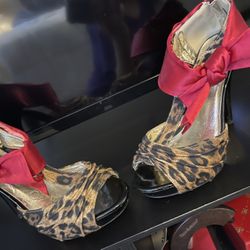Leopard Heels