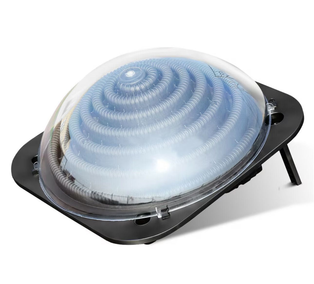 Solar Dome Inground & Above Ground Swimming Pool Water Heater Black New