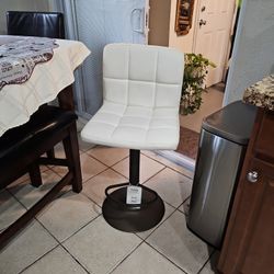 White Stool Chair 