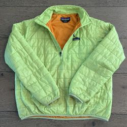 Patagonia Nano Puff 1/2 Zip Puffer Jacket Sz L
