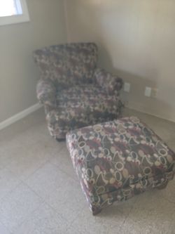 Chair and ottoman