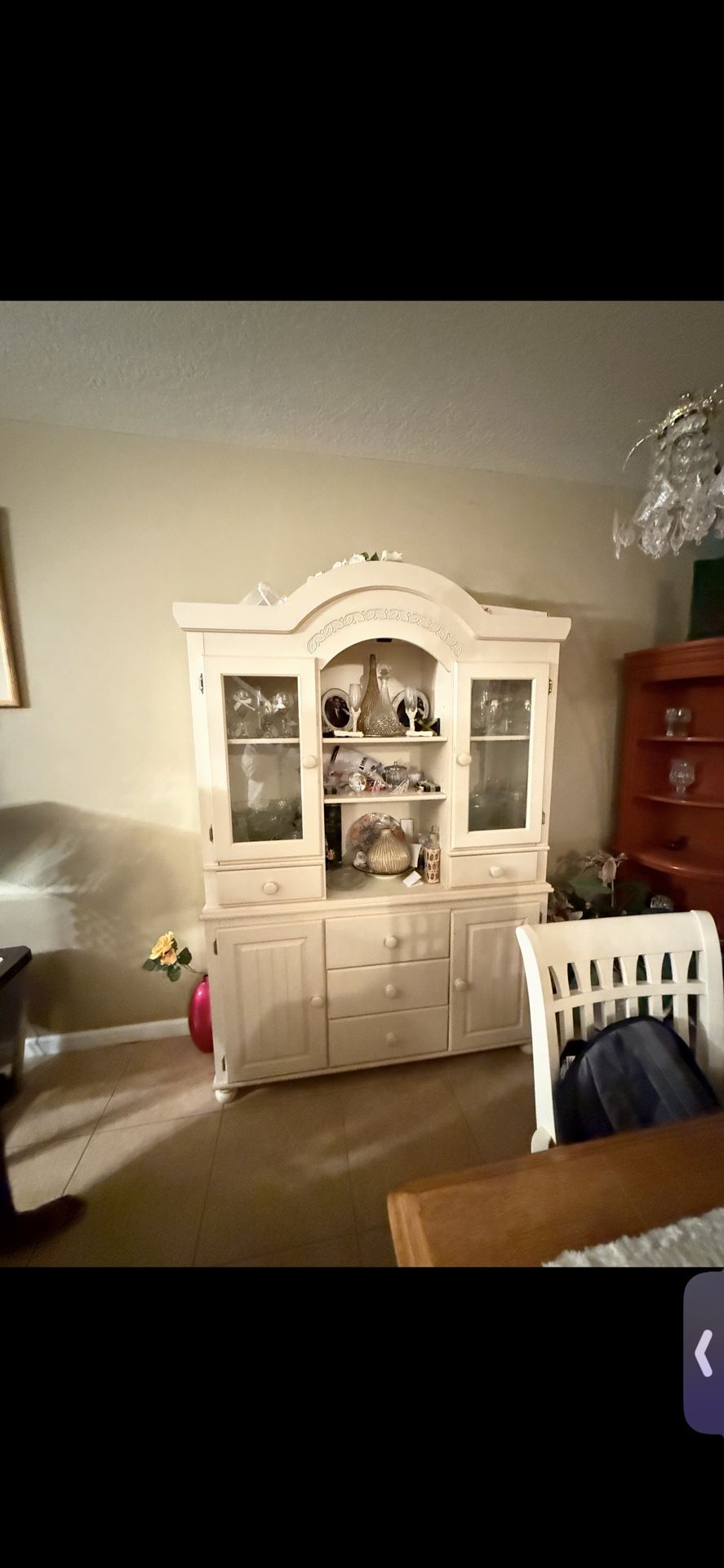 Dinning Table And Bar Cabinet