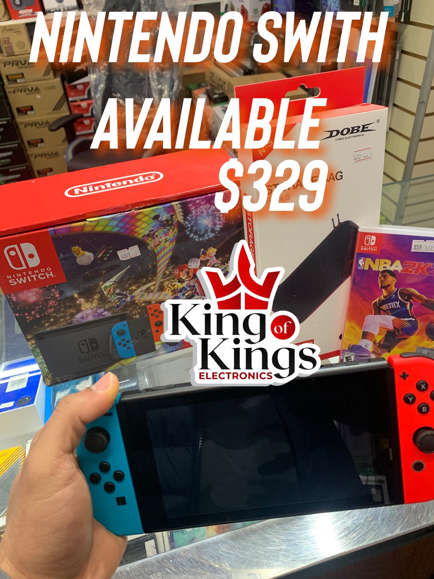 NINTENDO SWITCH AVAILABLE NOW!!!!!!