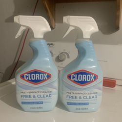 CLOROX FREE & CLEAR CLEANER