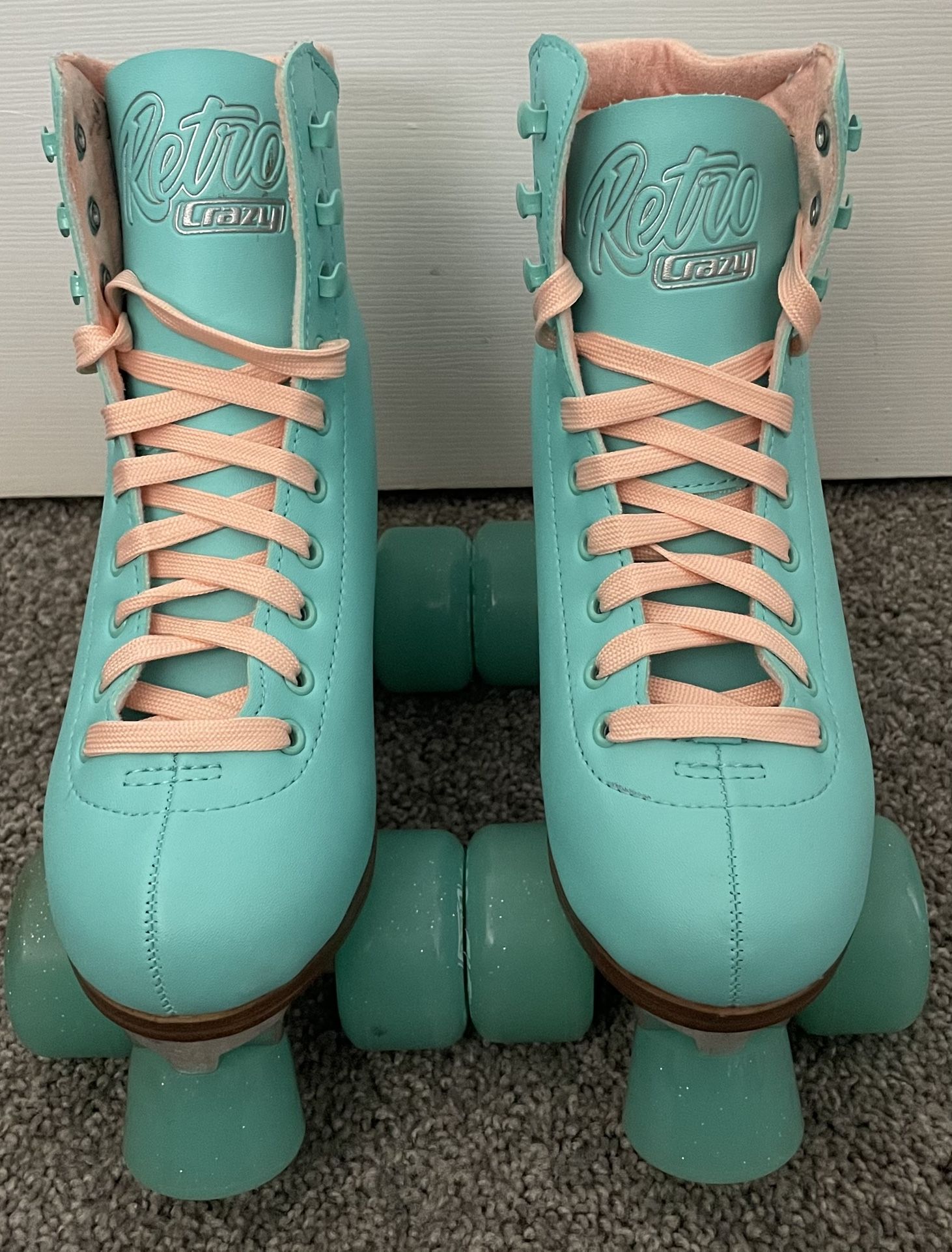 Crazy Skates Retro Roller Skates And Skate Bag (priced separately)