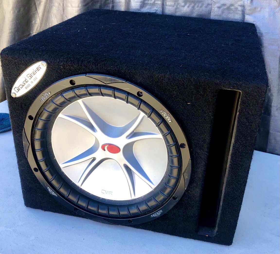 Kicker CVR Subwoofer With Ported Box