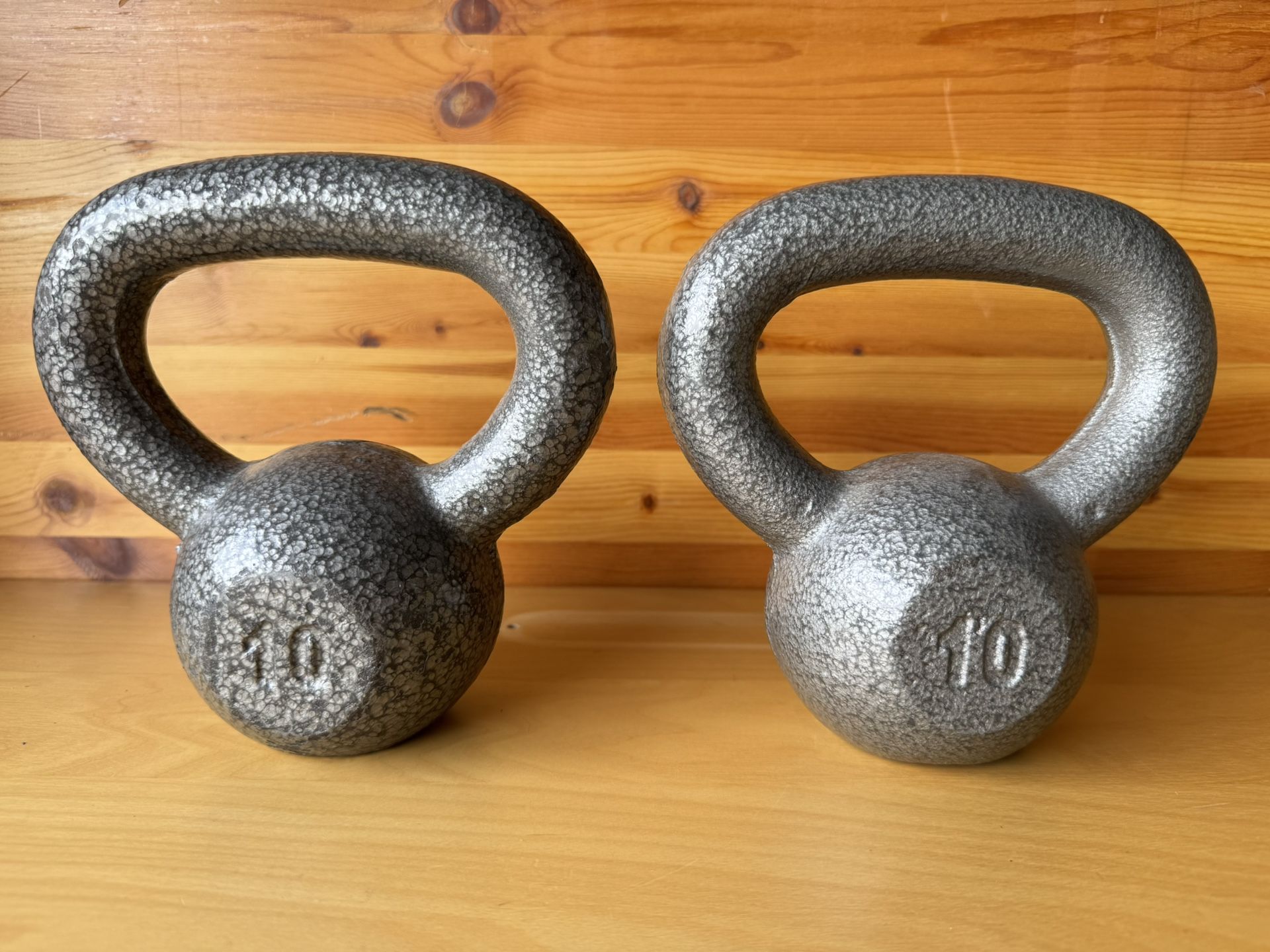 2 Ten Pound Kettle Bells