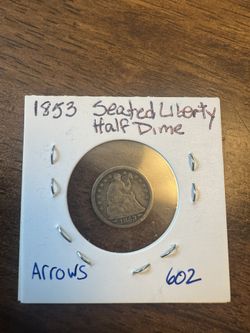 1853 Seated Liberty Half Dime