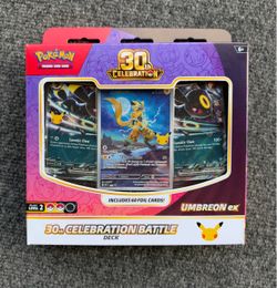 pokemon 30th celebration umbreon ex battledeck