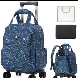 BAGZY 25L Rolling Backpack Waterproof $70