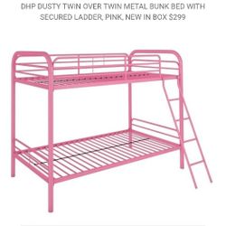 Twin Metal Bunk Bed 