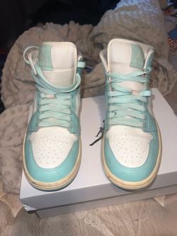 teal jordan 1s