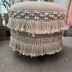 Accent Boho Ottoman 