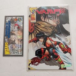 Vampi 1/2 Harris Comics Wizard Edition with COA