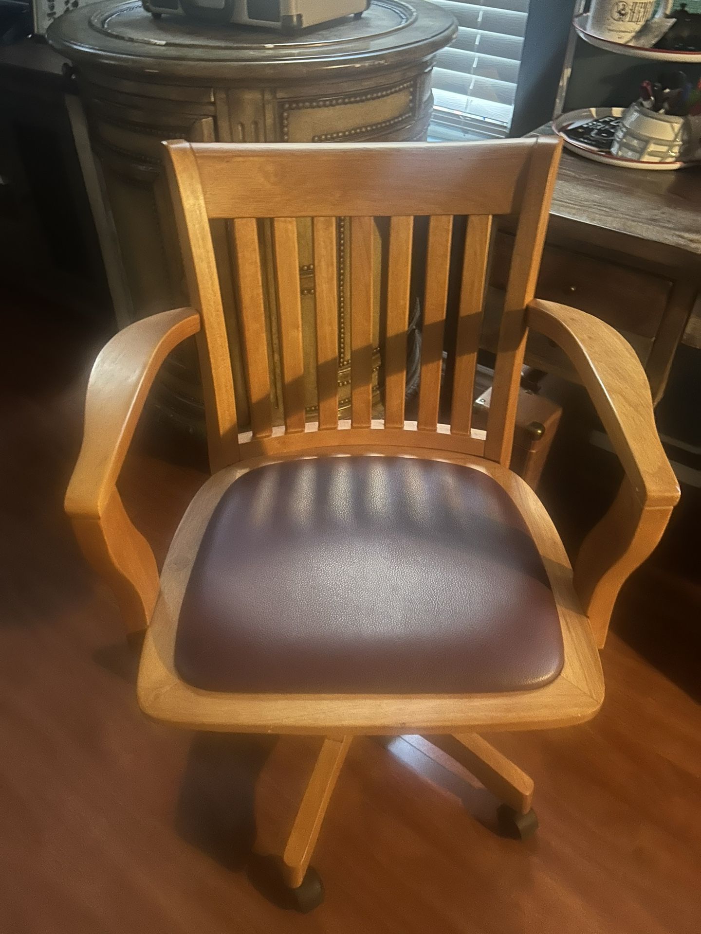 Wooden Desk Chair
