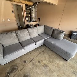 Sectional Grey couch