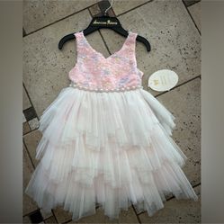 NWT American Princess girls luxury dress Size 4