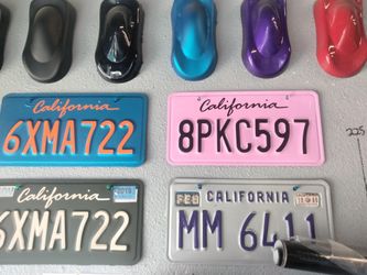 License Plate Vinyl
