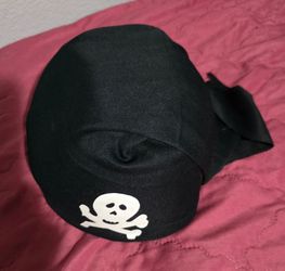 Black Pirate Costume Hat