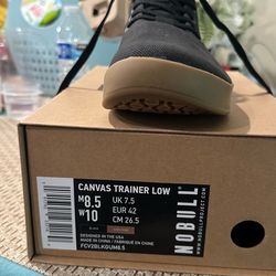 MENS NO BULL SIZE 8-1/2 CANVAS TRAINER LOW